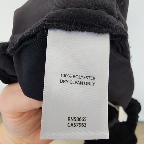 Treasure & Bond Black Velvet Pants Size XXS Elastic Waist Pull On Stretch Luxe - Picture 8 of 10